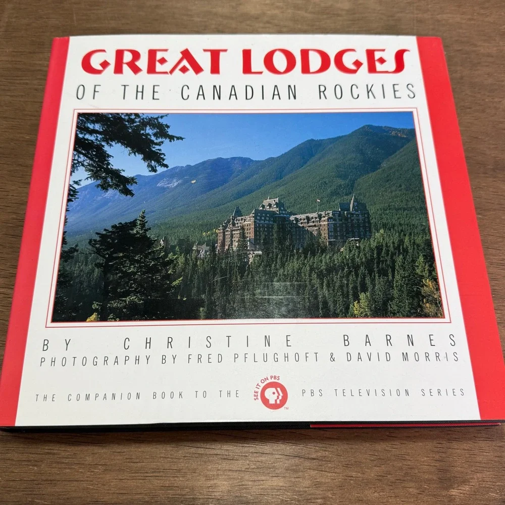Great Lodges Book Lot Christine Barnes PBS Hardcover Set w/ Dust Jackets Travel
